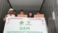 PPIH Arab Saudi mengirimkan 6.000 boks daging kambing dam ke Indonesia. Ribuan daging itu berasal dari 3.000 ekor kambing Dam petugas dan jemaah haji Indonesia. (FOTO: MCH PPIH ARAB SAUDI 2023)