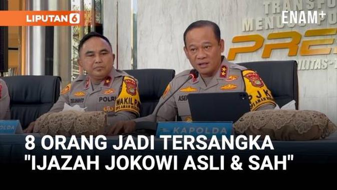 Jenderal Polisi Tetapkan 8 Orang Tersangka Usai Manipulasi Data: Ijazah Jokowi Asli &amp; Sah!