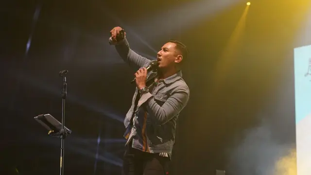 Rio Febrian di Mocosik Festival 2018 (Kapanlagi.com/ Mathias Purwanto)