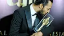 Aktor yang belum lama ini menjadi saksi kasus Restu Sinaga, Alex Abbad berhasil mengondol Piala Citra sebagai Pemeran Pendukung Pria Terbaik. (Adrian Putra/Bintang.com)