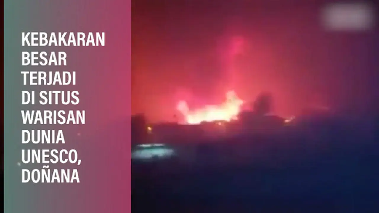 Warisan UNESCO terbakar