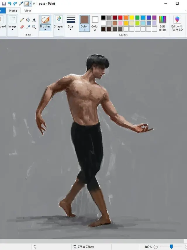 Pria Ini Buat Ilustrasi Hanya Pakai Microsoft Paint, 8 Hasilnya Keren Banget