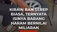 KIRAIN BAN SEREP BIASA, TERNYATA ISINYA BARANG HARAM BERNILAI MILIARAN