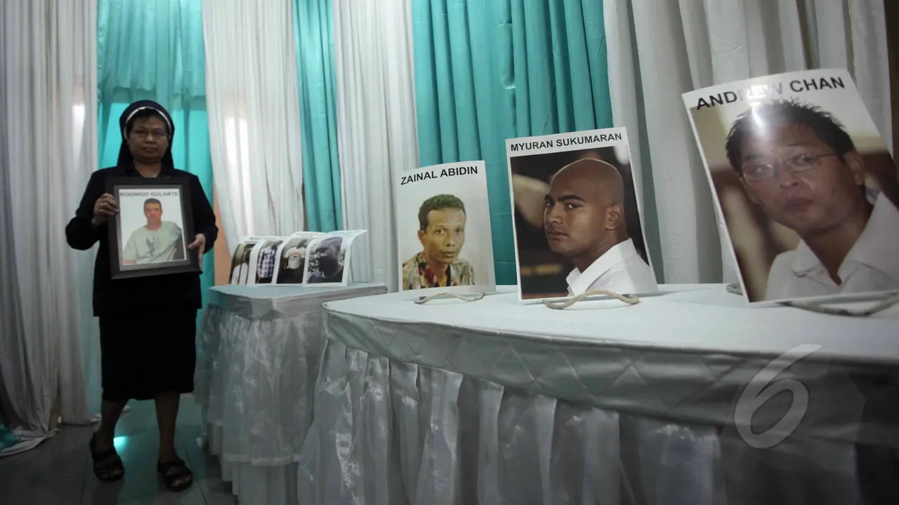 Jenazah Rodrigo Gularte Tiba di Rumah Duka RS Carolus
