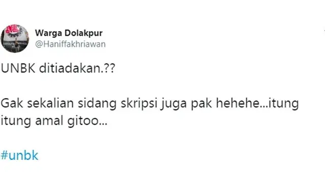 7 Curhatan Netizen Soal UN Ditiadakan Ini Bikin Tepuk Jidat