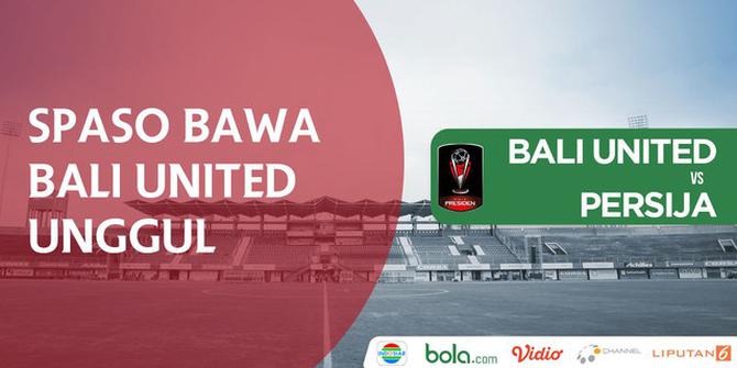 VIDEO: Gol Spasojevic Bawa Bali United Unggul atas Persija