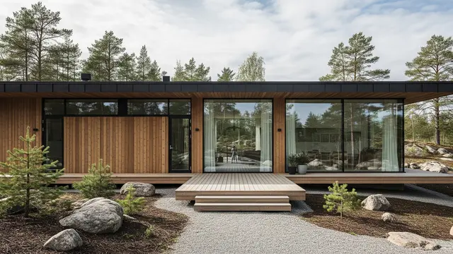 Desain Rumah Minimalis Skandinavia dengan Pencahayaan Alami/Gemini AI