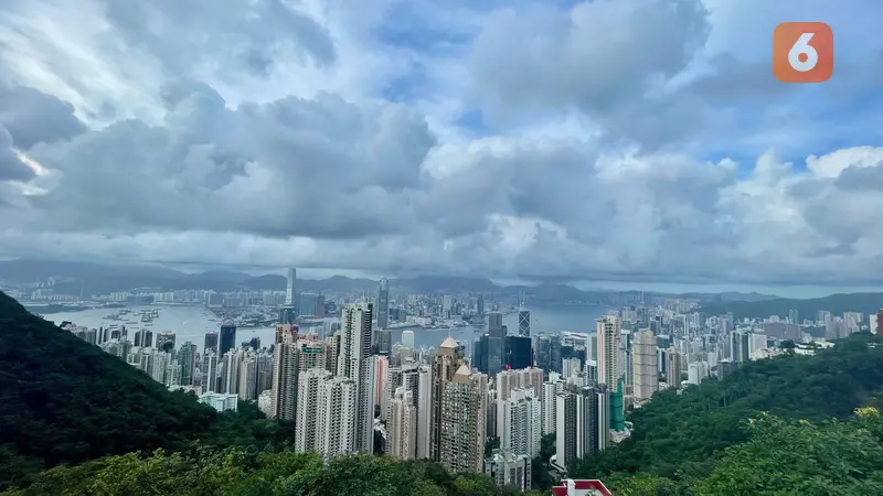 Pemandangan Hong Kong dari Victoria Peak