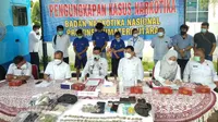 Paparan kasus narkoba terkait penggerebekan di Kampus USU oleh BNNP Sumut