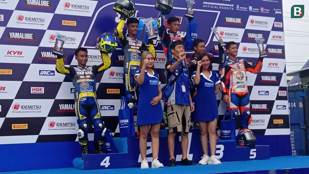 Podium Yamaha Cup Race 2020 di Boyolali