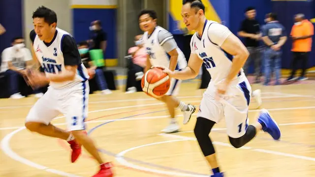 Bugar di Usia 43 Tahun, Ini 6 Potret Agus Yudhoyono Main Basket