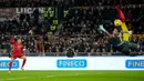 Gol-gol AS Roma dicetak oleh Gianluca Mancini, Paulo Dybala, dan Stephan El Sharaawy. (AP Photo/Alessandra Tarantino)