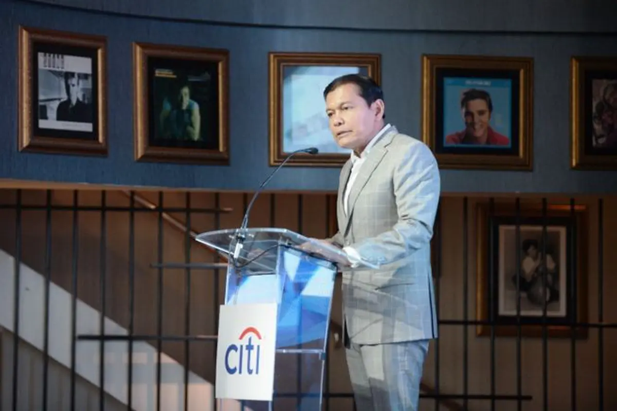 CEO Citi Indonesia Batara Sianturi ketika membuka acara peluncuran Citi Simplicity+.