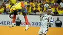 Berkat kemenangan ini, Kolombia sukses menyegel tiket ke perempat final Copa America 2024. (AP Photo/Rick Scuteri)