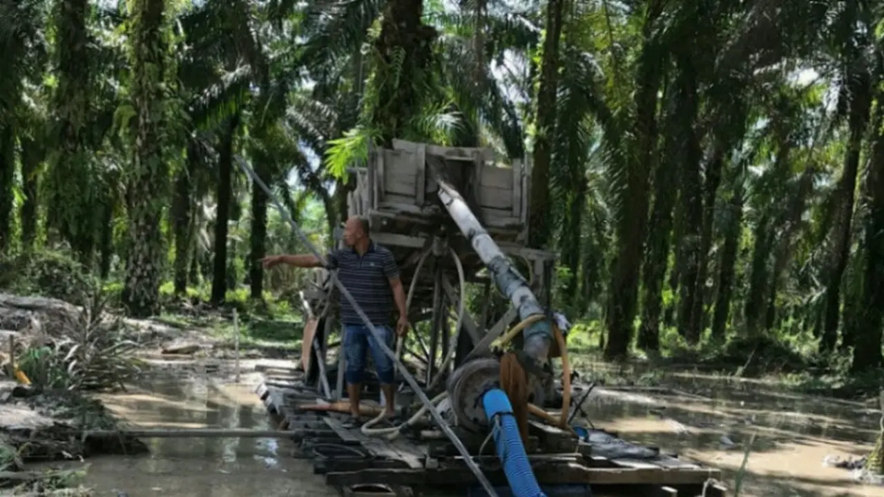Aktor Penambangan Emas Liar Perusak Sungai Riau Tertangkap 