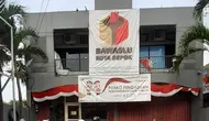 Kantor Bawaslu Kota Depok, Jalan Nusantara Raya, Kecamatan Beji, Kota Depok. (Liputan6/George Genesis)