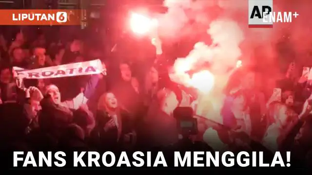 Sejumlah kota di Kroasia merayakan kemenangan timnas Kroasia setelah menyingkirkan Brasil lewat drama adu penalti. Kroasia menjadi tim yang pertama melaju ke semifinal di piala dunia 2022.