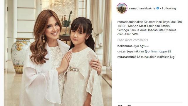 Nia Ramadhani dan Mikhayla