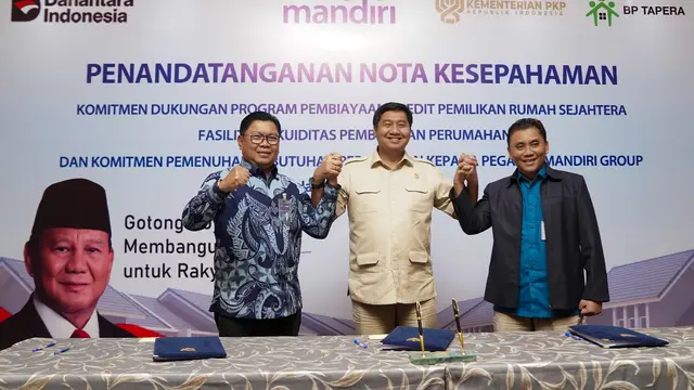 Kementerian PKP Gandeng Bank Mandiri dan BP Tapera untuk Pembiayaan Rumah Bersubsidi
