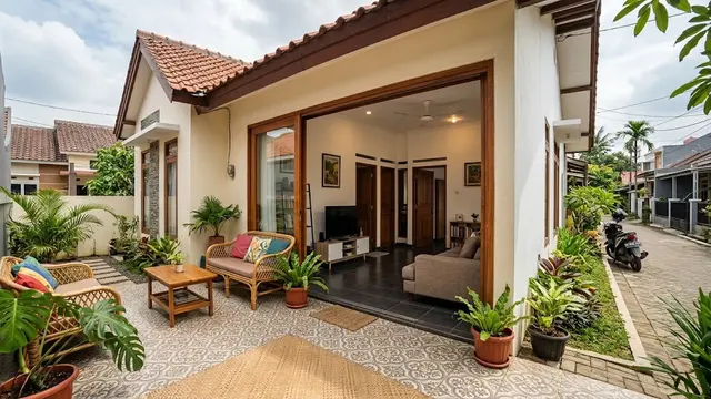 9 Desain Rumah 3 Kamar dengan Ruang Keluarga Menyatu, Bikin Hunian Terasa Lega