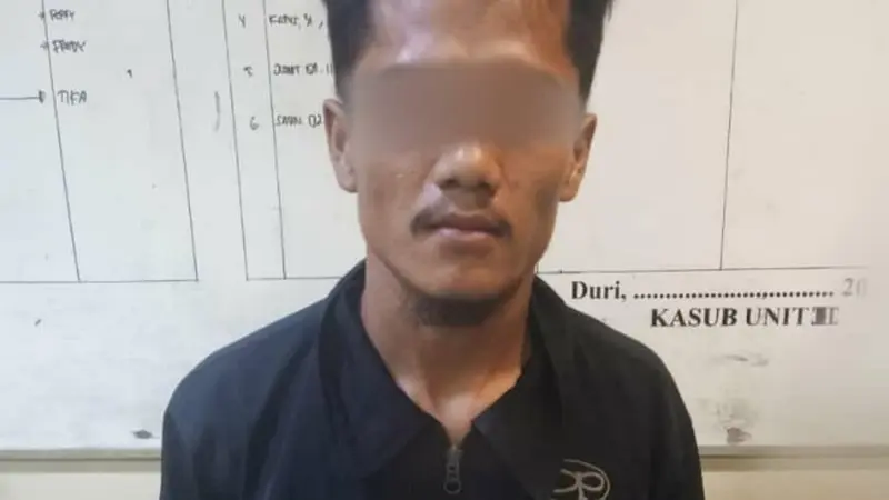 Pelaku peremas payudara di Duri, Kecamatan Mandau, ditangkap polisi beberapa hari usai beraksi.