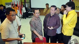 Rapat Pleno Partai Golkar kembali dilanjutkan tanpa kehadiran Ketua Umum Aburizal Bakrie di DPP Partai Golkar, Jakarta, Selasa (25/11/2014). (Liputan6.com/Johan Tallo)  