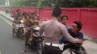 Warga Suku Anak Dalam tersesat di Pekanbaru (M Syukur/Liputan6.com)