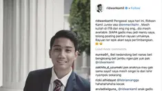 Ridwan Kamil curhat di Instagram tentang status anaknya. Ia meminta warganet mencarikan anaknya mantu, dan minta anaknya dirayu.