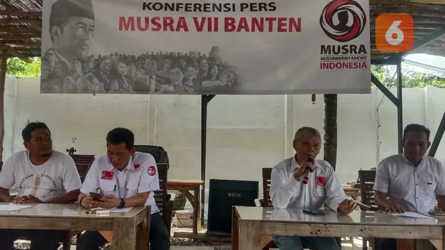 Relawan Jokowi Gelar Musyawarah Rakyat di Banten. (Jumat, 18/11/2022). (Yandhi Deslatama/Liputan6.com).