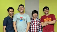  Grup musik Sheila On 7 meluncurkan album terbaru bertajuk "Musim Yang Baik", Jakarta, Kamis (11/12/2014).(Liputan6.com/Panji Diksana)