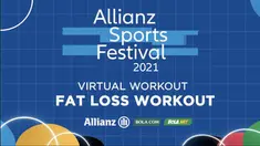 Berita video mari kita berkeringat yang bisa membuat tubuhmu ideal dengan Fat Loss Workout di Allianz Sports Festival 2021.