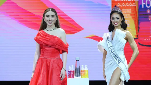Acara peluncuran bertabur bintang di Bangkok ini dimeriahkan oleh selebritas termasuk Miss Universe 2022 R’Bonney Gabriel