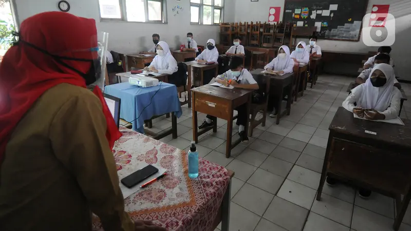 FOTO: Pemkot Bogor Uji Coba Pendidikan Tatap Muka di 37 Sekolah