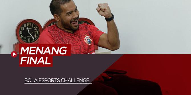 VIDEO: Kiper Persija Jakarta, Andritany Ardhiyasa Sukses Juara BOLA Esports Challenge