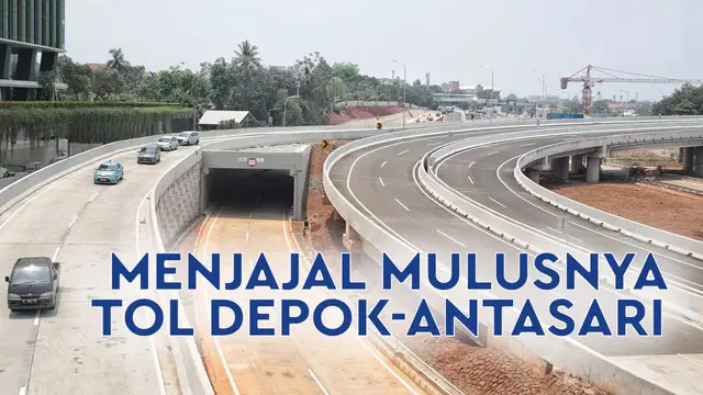 VIDEO: Menjajal Mulusnya Tol Depok-Antasari