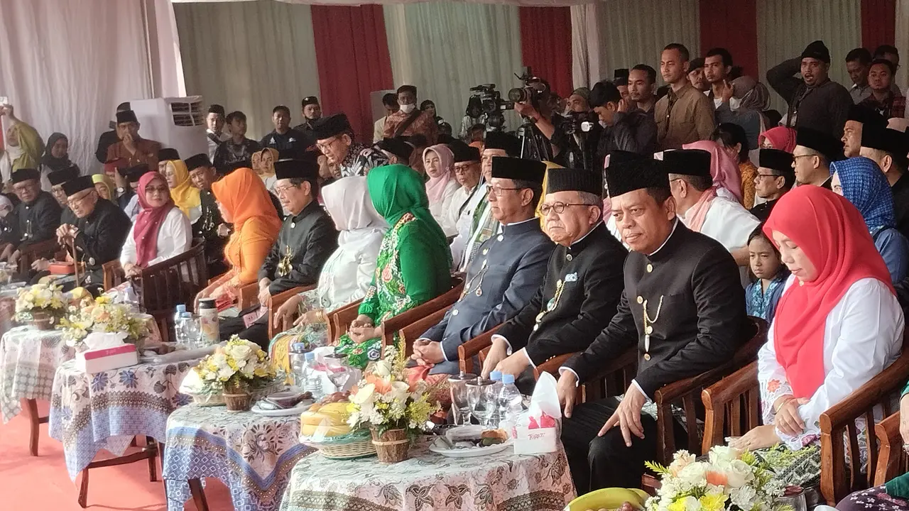 Penjabat (Pj) Gubernur DKI Jakarta Heru Budi Hartono dan mantan Gubernur DKI Jakarta periode 2007-2012 Fauzi Bowo di Lebaran Betawi 2023