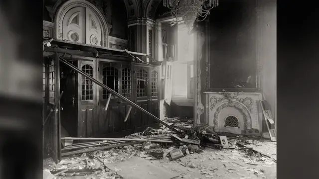 Pemboman Senat AS pada 2 Juli 1915. (Kredit gambar: Perpustakaan Kongres)