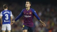 Philippe Coutinho menyumbang gol untuk Barcelona pada laga melawan Real Sociedad. (doc. FC Barcelona)