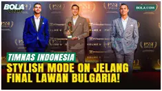 Pemain Timnas Indonesia tampil stylish di PSSI Awards 2026, Jakarta, Sabtu (28/3/2026), sebelum bersiap menghadapi Bulgaria di final FIFA Series, Senin (31/3/2026). Momen ini menunjukkan sisi berbeda di luar lapangan.