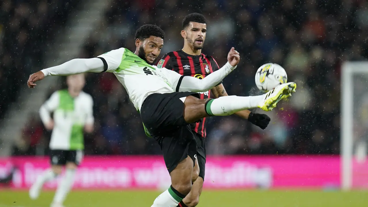 Carabao Cup Bournemouth vs Liverpool
