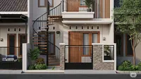 12 Ide Rumah Sederhana 2 Lantai yang Nyaman, Desain Cerdas untuk Lahan Sempit