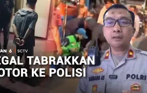 Dramatis! Begal di Ciputat Nekat Tabrak Polisi saat Disergap