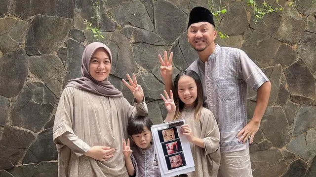 6 Momen Pengajian 4 Bulanan Kehamilan Dian Ayu Lestari, Digelar Secara Virtual