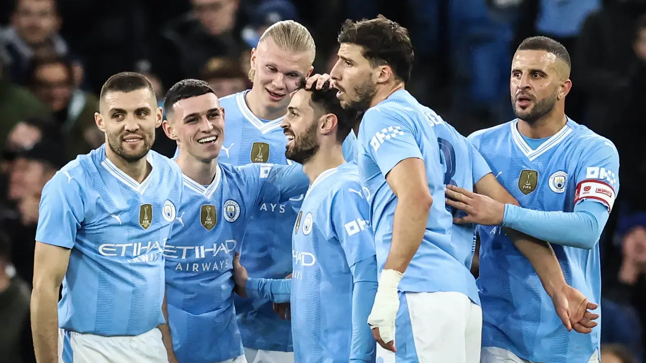 Foto: Semua Sayang Bernardo Silva, Manchester City Melaju ke Semifinal Piala FA