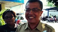 Direktur RSUD Kardinah Kota Tegal menjalani pemeriksaan tim penyidik KPK di Gedung Bhayangkari Jalan Yos Sudarso. (Liputan6.com/Fajar Eko Nugroho)