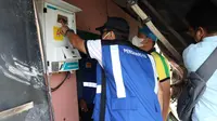 Listrik PLN terpasang di tambak udang yang milik petambak mandiri di Desa Adiwarna Kecamatan Dente Teladas Kabupaten Tulang Bawang Lampung. (PLN)
