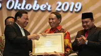 Menpora Zainudin Dapat Penghargaan dari Bawaslu