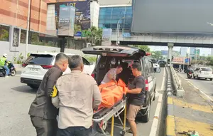 Pemotor Tewas Tabrak Pembatas Jalan di Depan PIM 2
