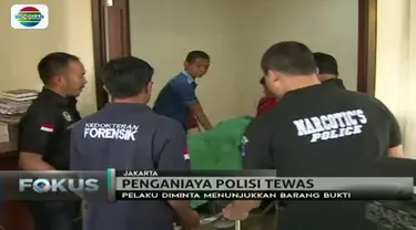 Bandar narkoba, pelaku penganiayaan terhadap polisi tewas saat ditembak petugas lantaran melawan saat tengah diperiksa.