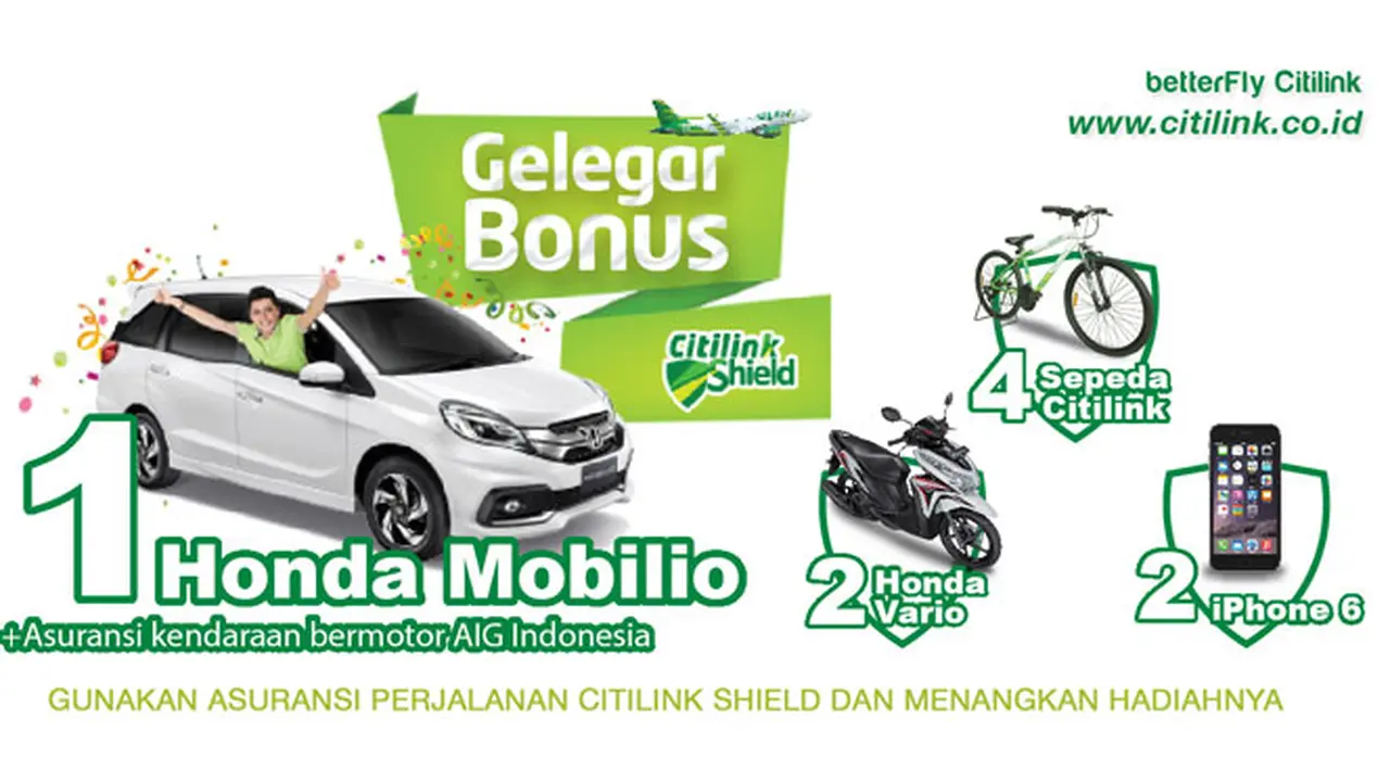 Terbang dengan Citilink, Berkesempatan Mendapatkan Mobil